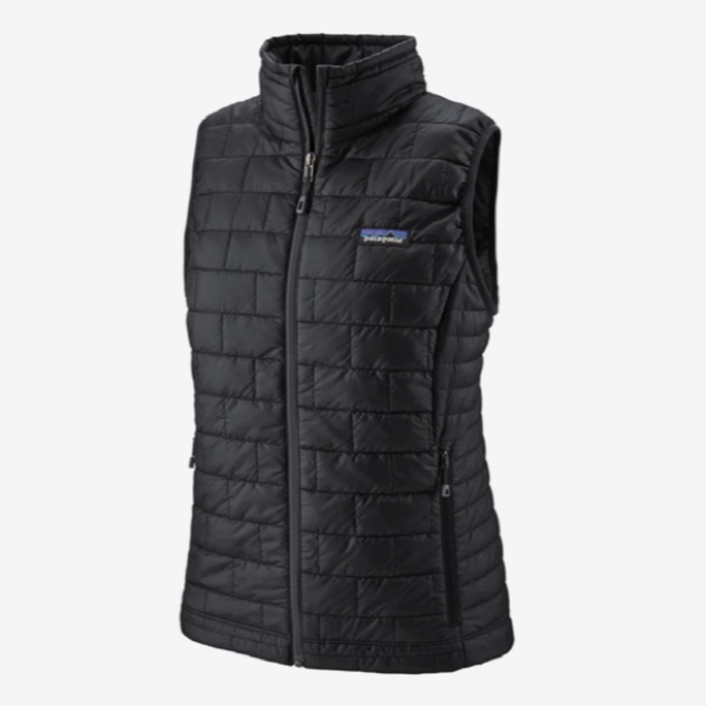 Black Patagonia Women’s Nano Puff Vest XL